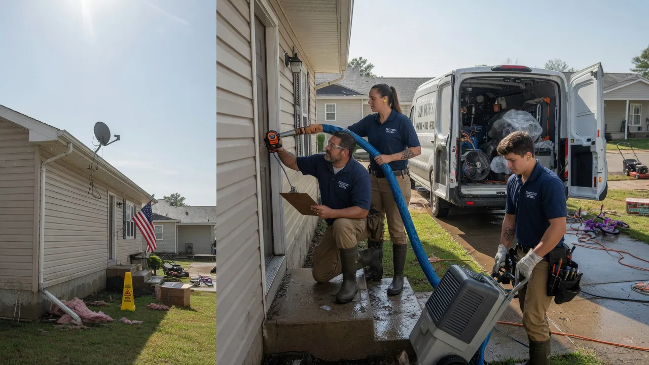 Ceiling Water Damage Restoration in Prairieville, LA near me